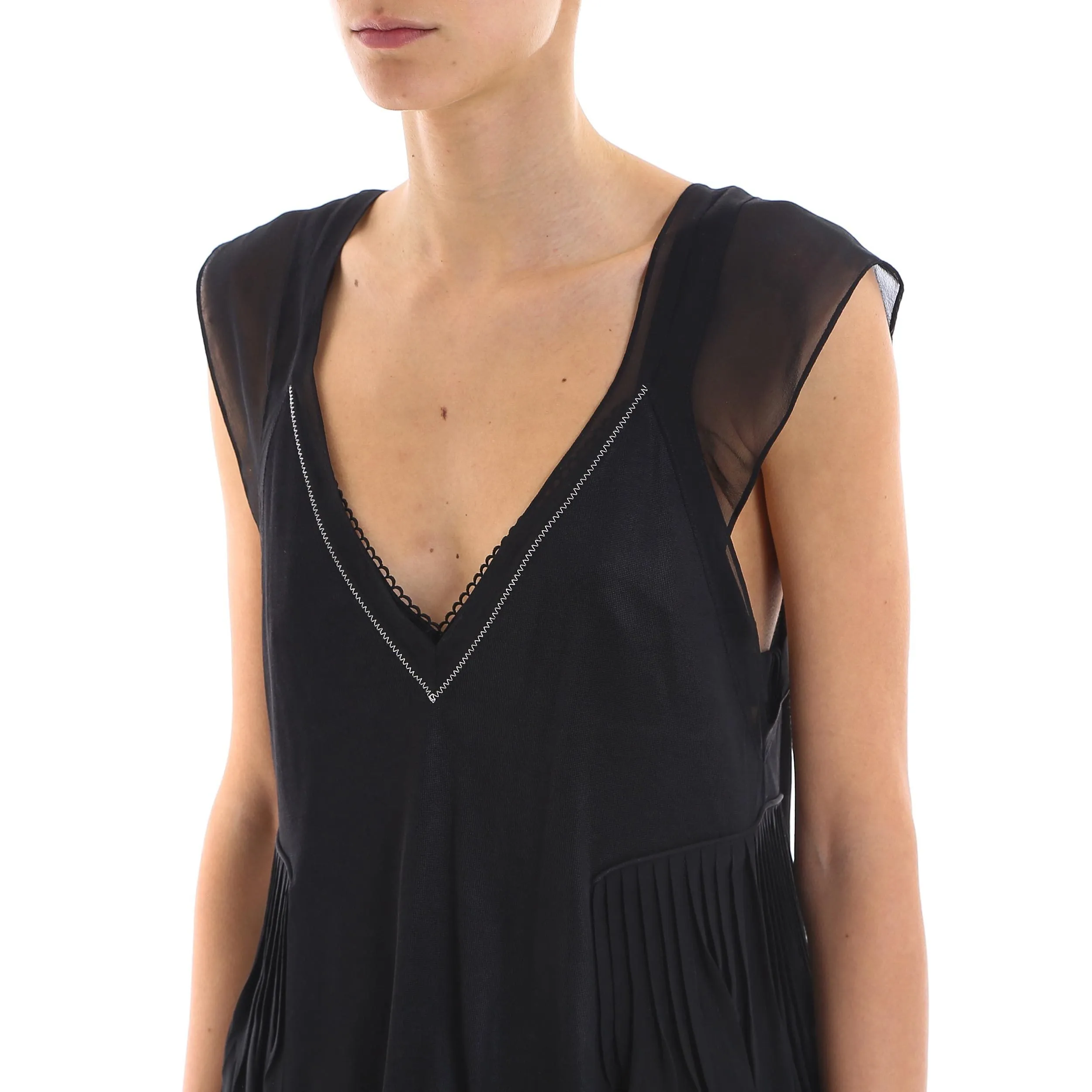 3.1 Phillip Lim Flared V-Neck Top