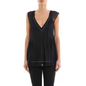 3.1 Phillip Lim Flared V-Neck Top