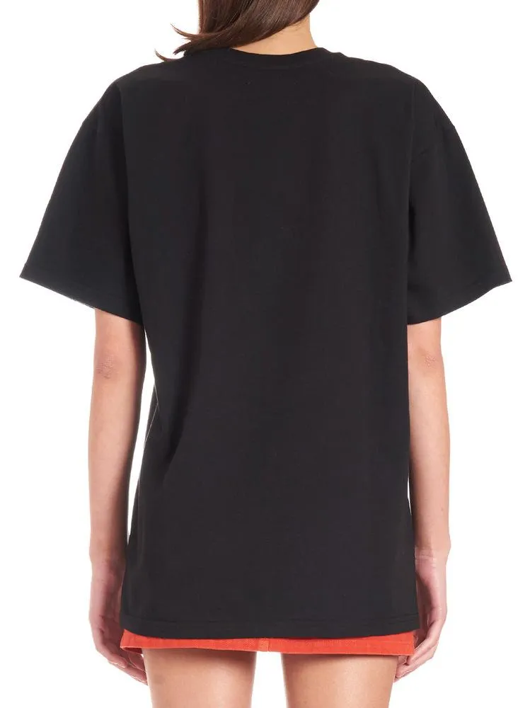 Alberta Ferretti Slogan Print T-Shirt