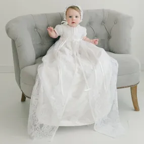 Aria Christening Gown & Bonnet