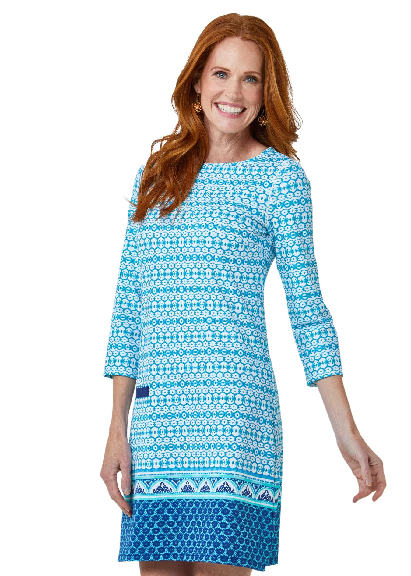 Aruba Blues Cabana Shift Dress