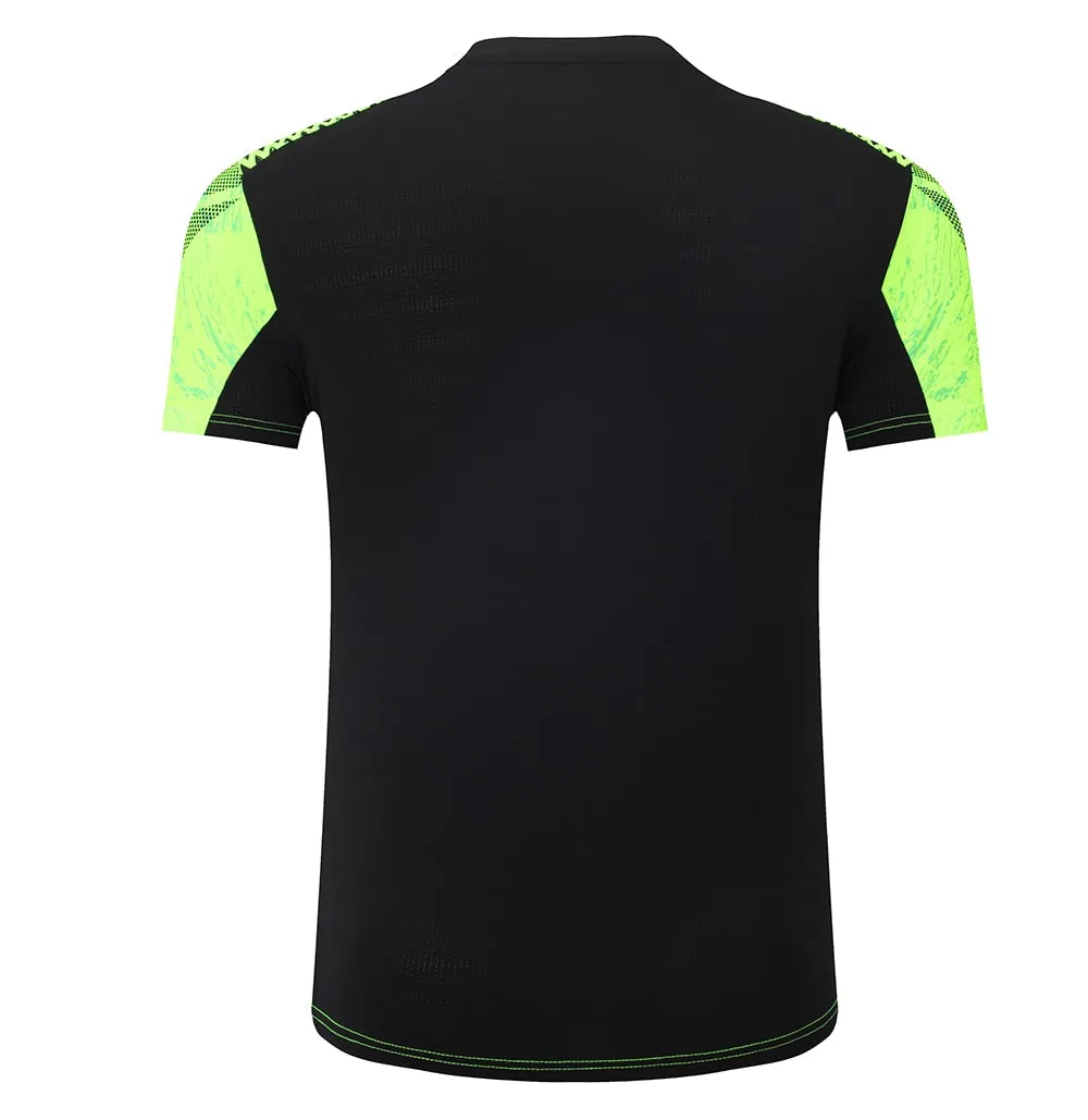 Badminton Volleyball Sportswear Golf Tennis Men sports Table Tennis Quick dry Running Exercise training Shirt