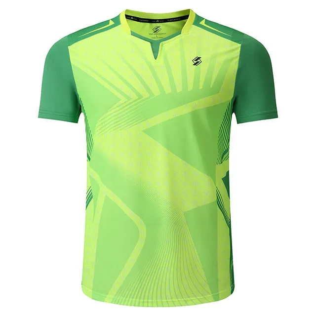 Badminton Volleyball Sportswear Golf Tennis Men sports Table Tennis Quick dry Running Exercise training Shirt