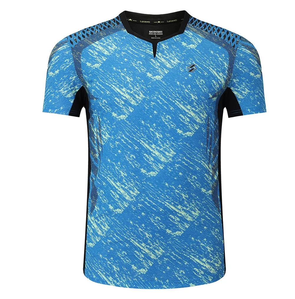 Badminton Volleyball Sportswear Golf Tennis Men sports Table Tennis Quick dry Running Exercise training Shirt