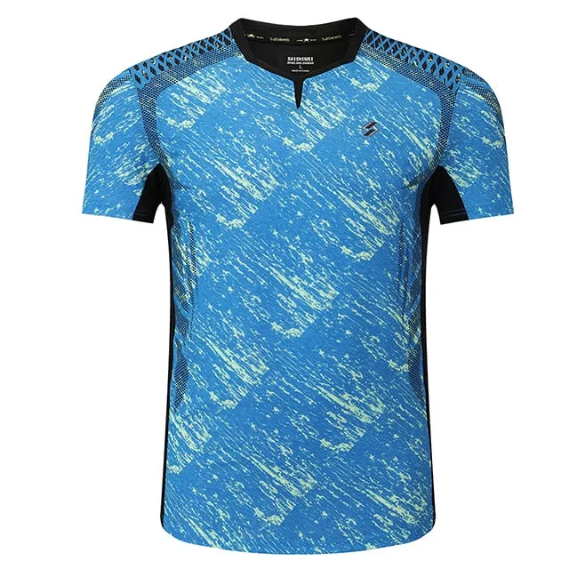 Badminton Volleyball Sportswear Golf Tennis Men sports Table Tennis Quick dry Running Exercise training Shirt