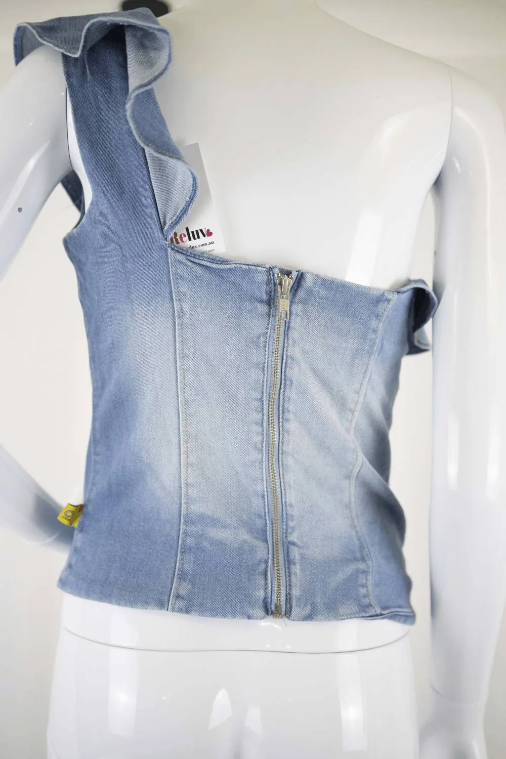 Bettina Liano Denim Corset Top 10