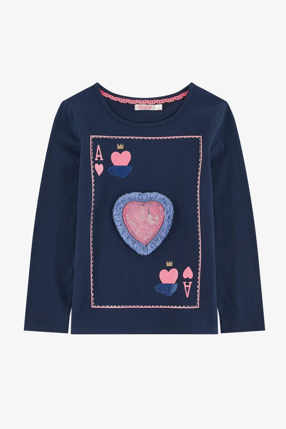 Billieblush Ace of Hearts Girls Shirt (Size 4 left)