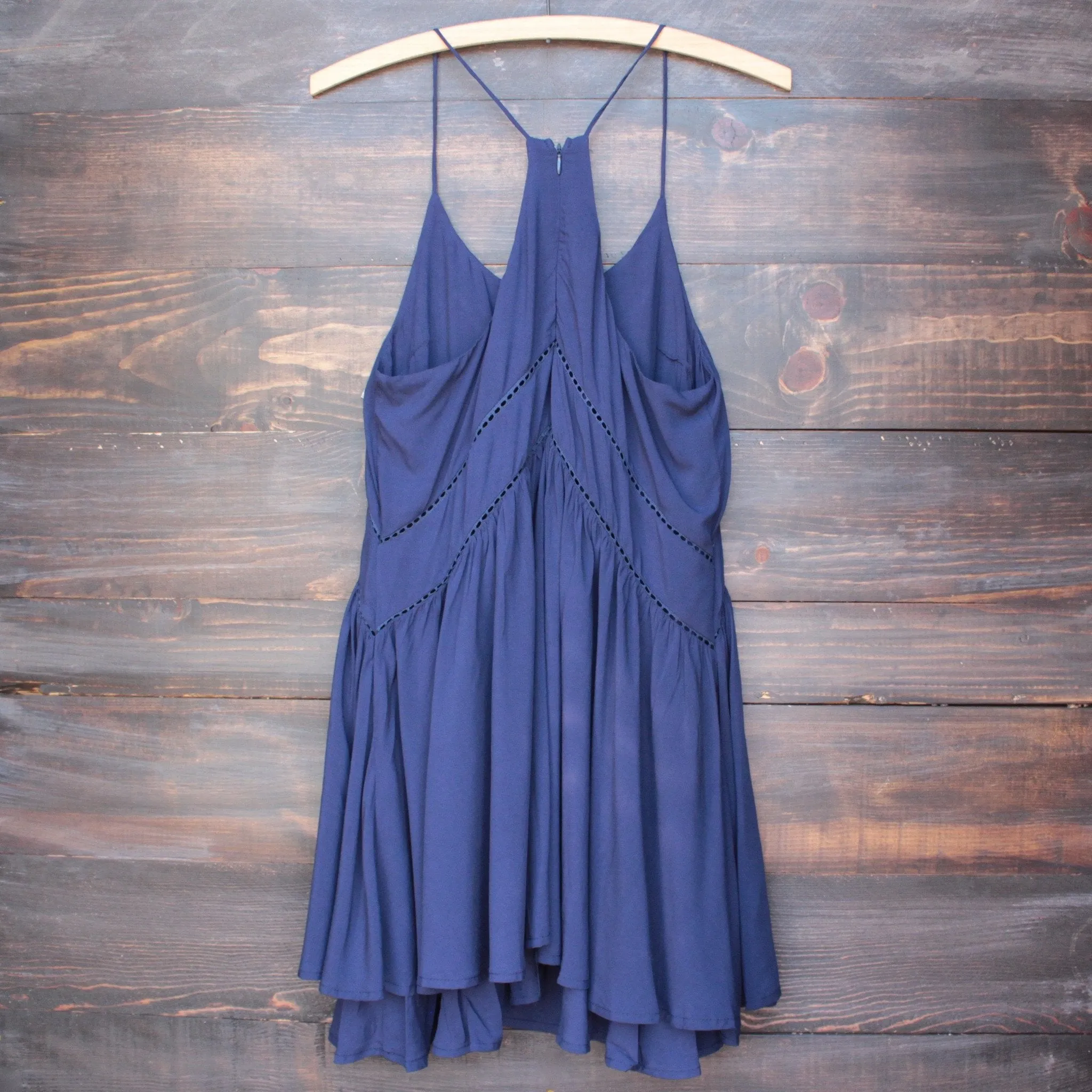 Bohemian Day Dress - Navy