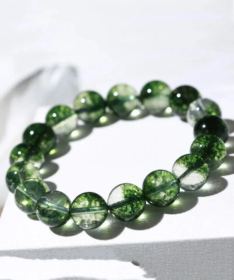 Bohemian Green Ball Crystal Beaded Bracelet ML1244