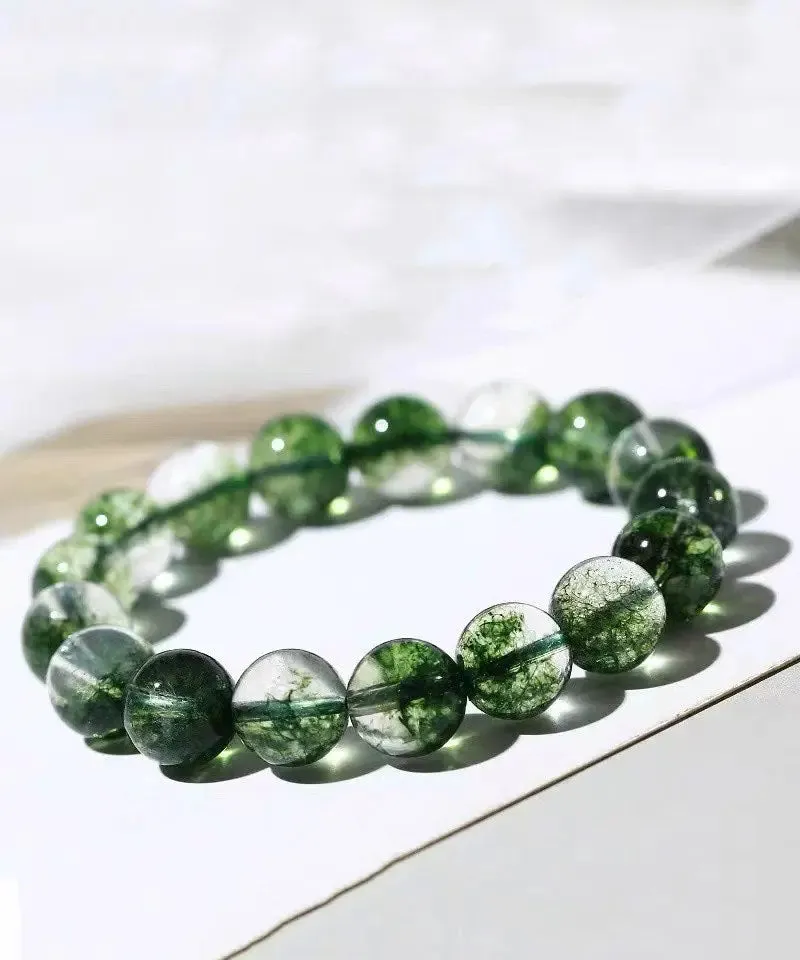 Bohemian Green Ball Crystal Beaded Bracelet ML1244