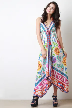 Bohemian Halter Maxi Dress