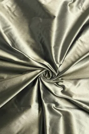 Capulet Olive Taffeta Silk Fabric