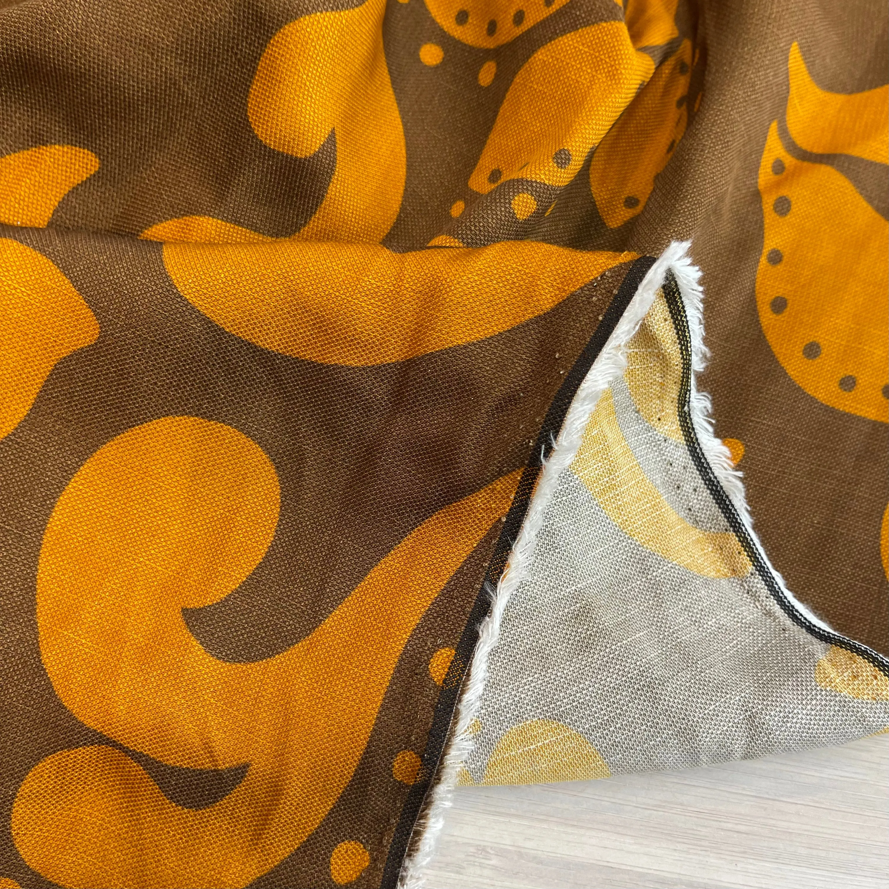 Caramel Spice Heavy Drape Viscose