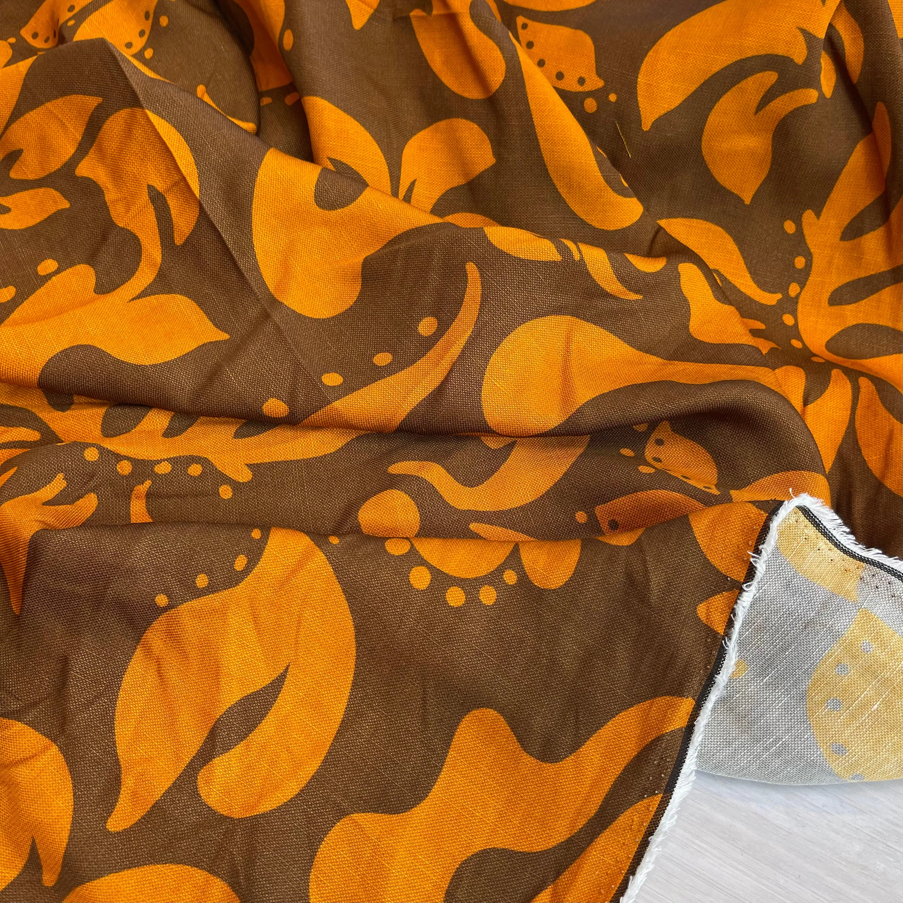 Caramel Spice Heavy Drape Viscose