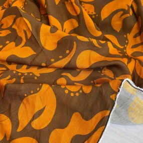 Caramel Spice Heavy Drape Viscose