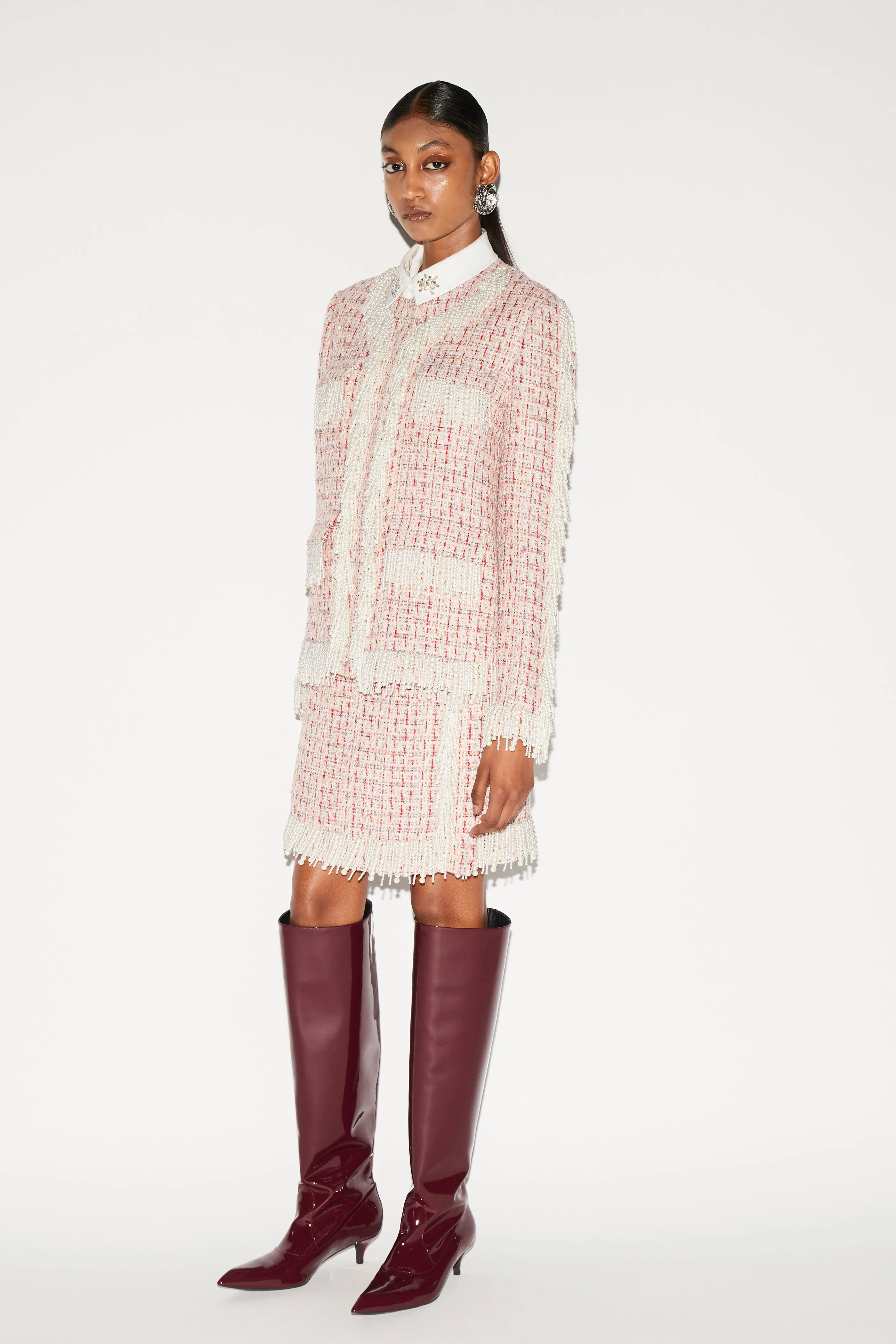 CECILE JACKET PINK TWEED