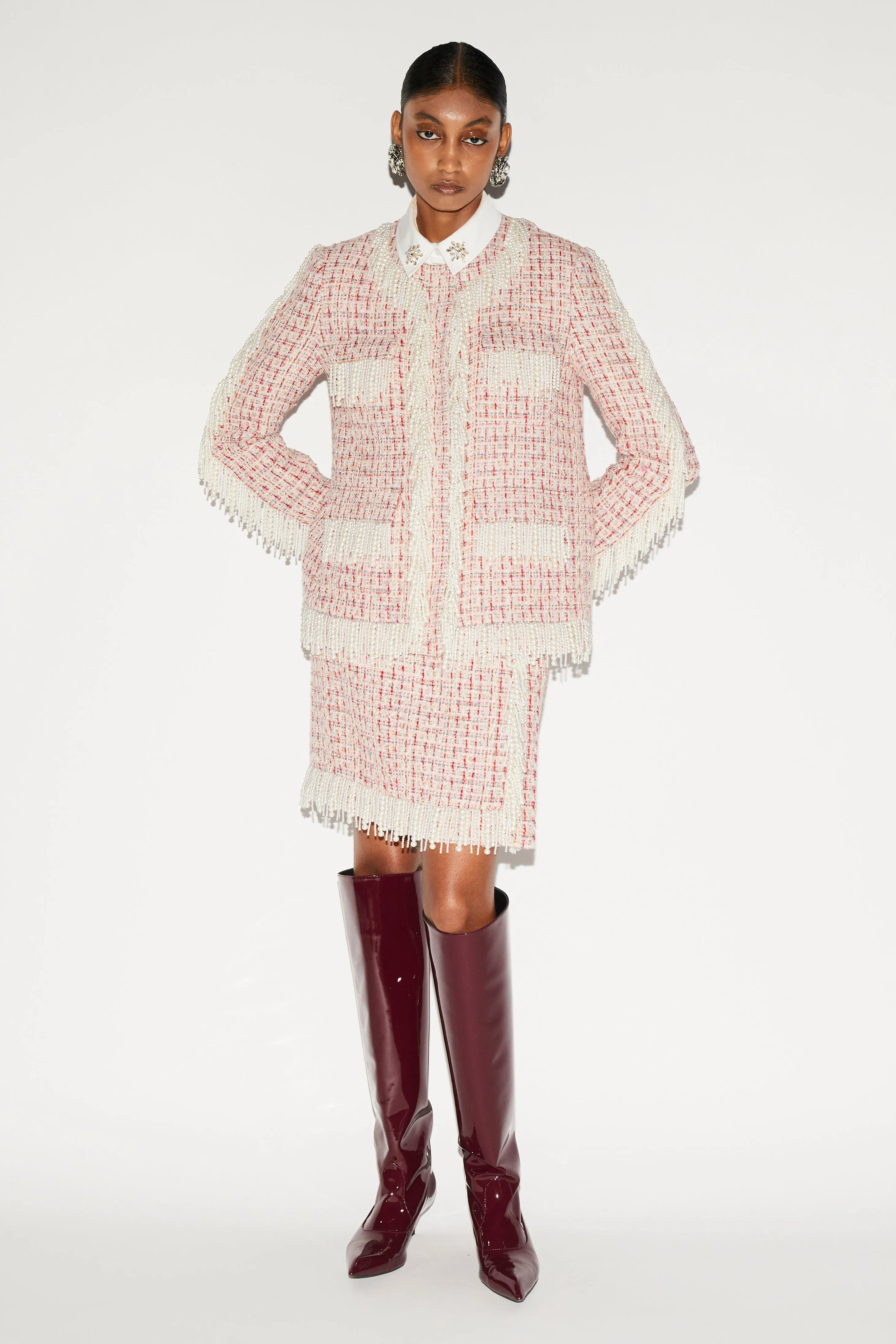 CECILE JACKET PINK TWEED