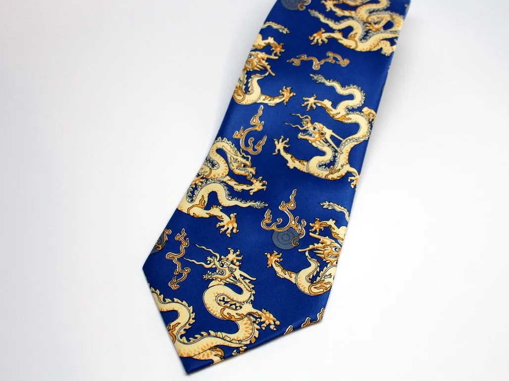 Chinese Dragon Silk Tie