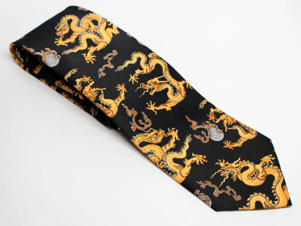 Chinese Dragon Silk Tie