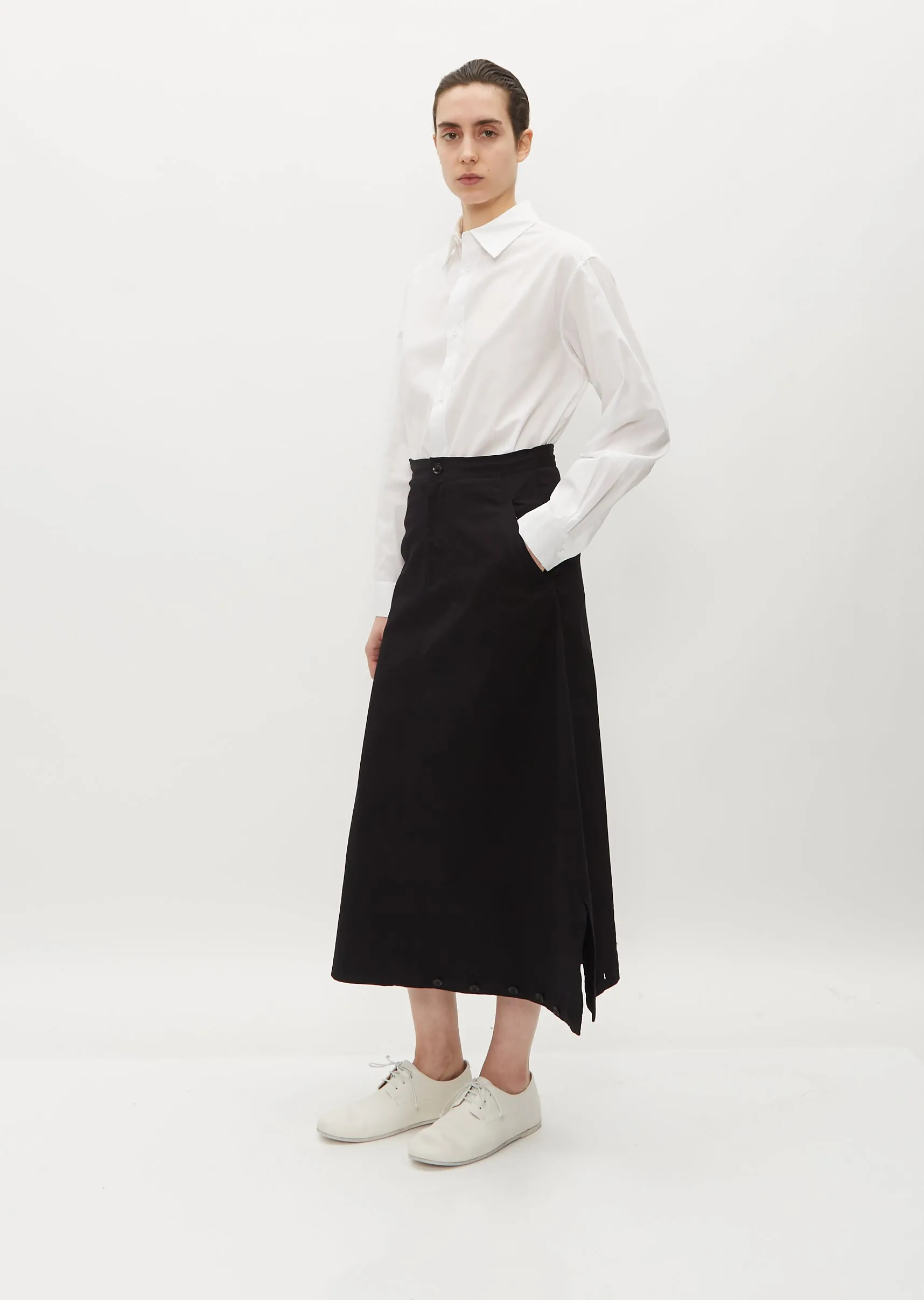 Convertible Cotton Pant-Skirt