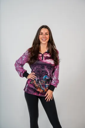 Cowgirl Pink Fishing Shirt - Quick Dry & UV Rated