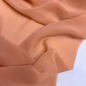 Earthen Orange Silk Georgette