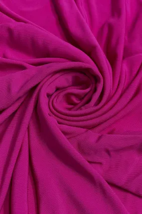 Fuchsia Purple Rayon Matte Jersey