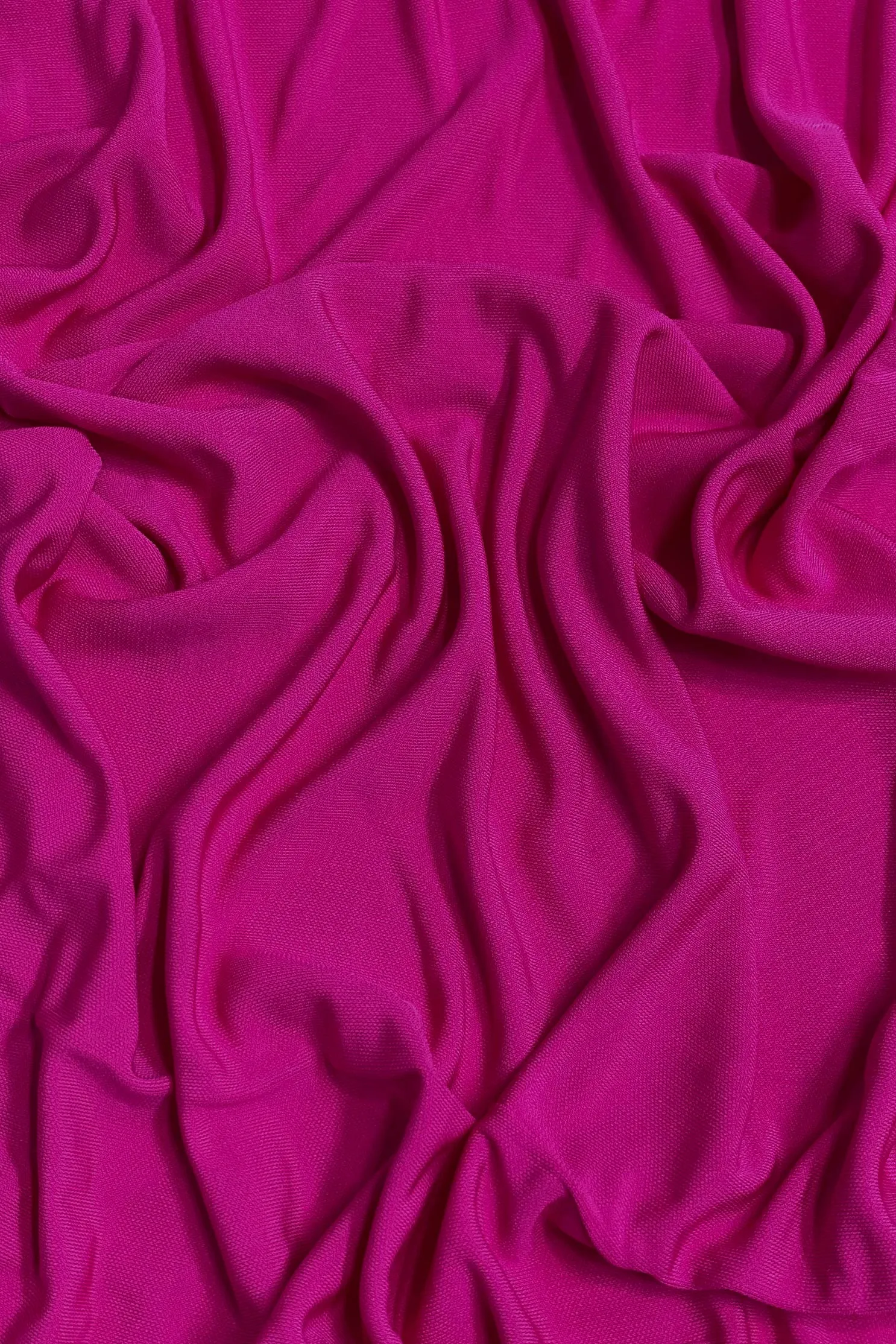 Fuchsia Purple Rayon Matte Jersey