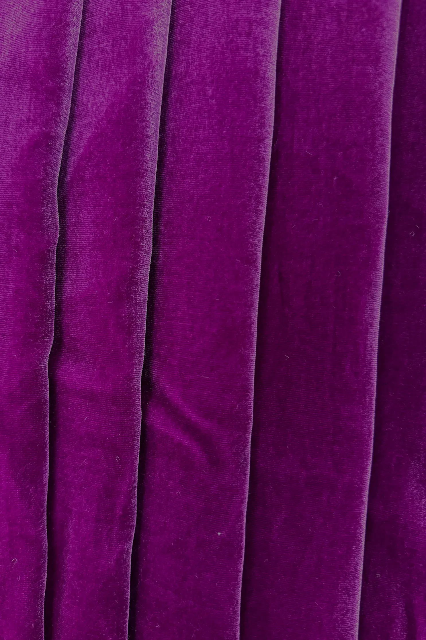 Fuchsia Silk Rayon Velvet Fabric