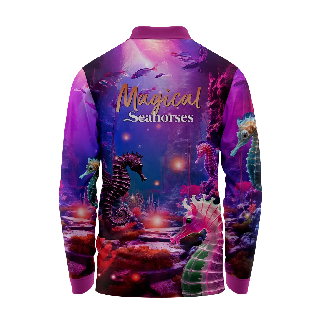 Magical Seahorse Fishing Shirt - Quick Dry & UV Rated