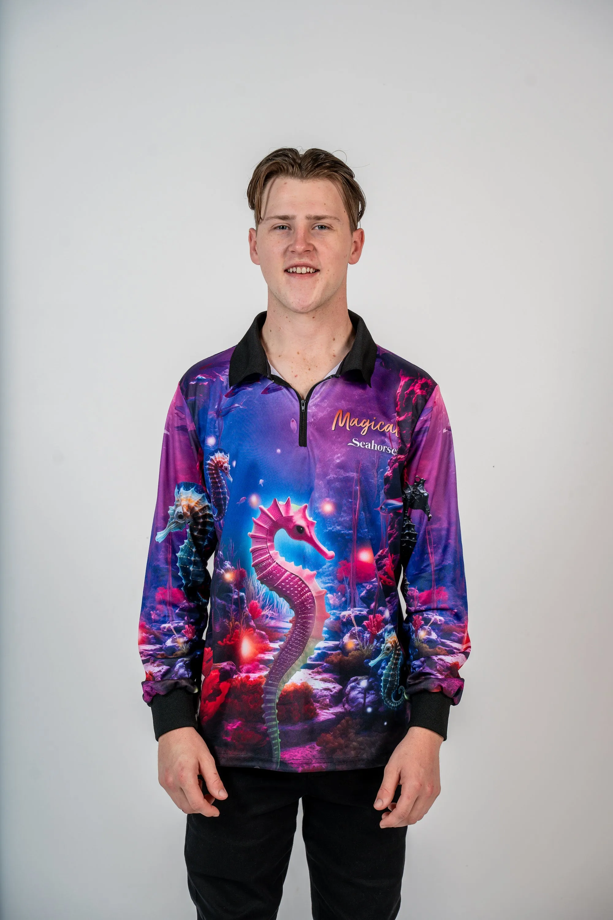 Magical Seahorse Fishing Shirt - Quick Dry & UV Rated