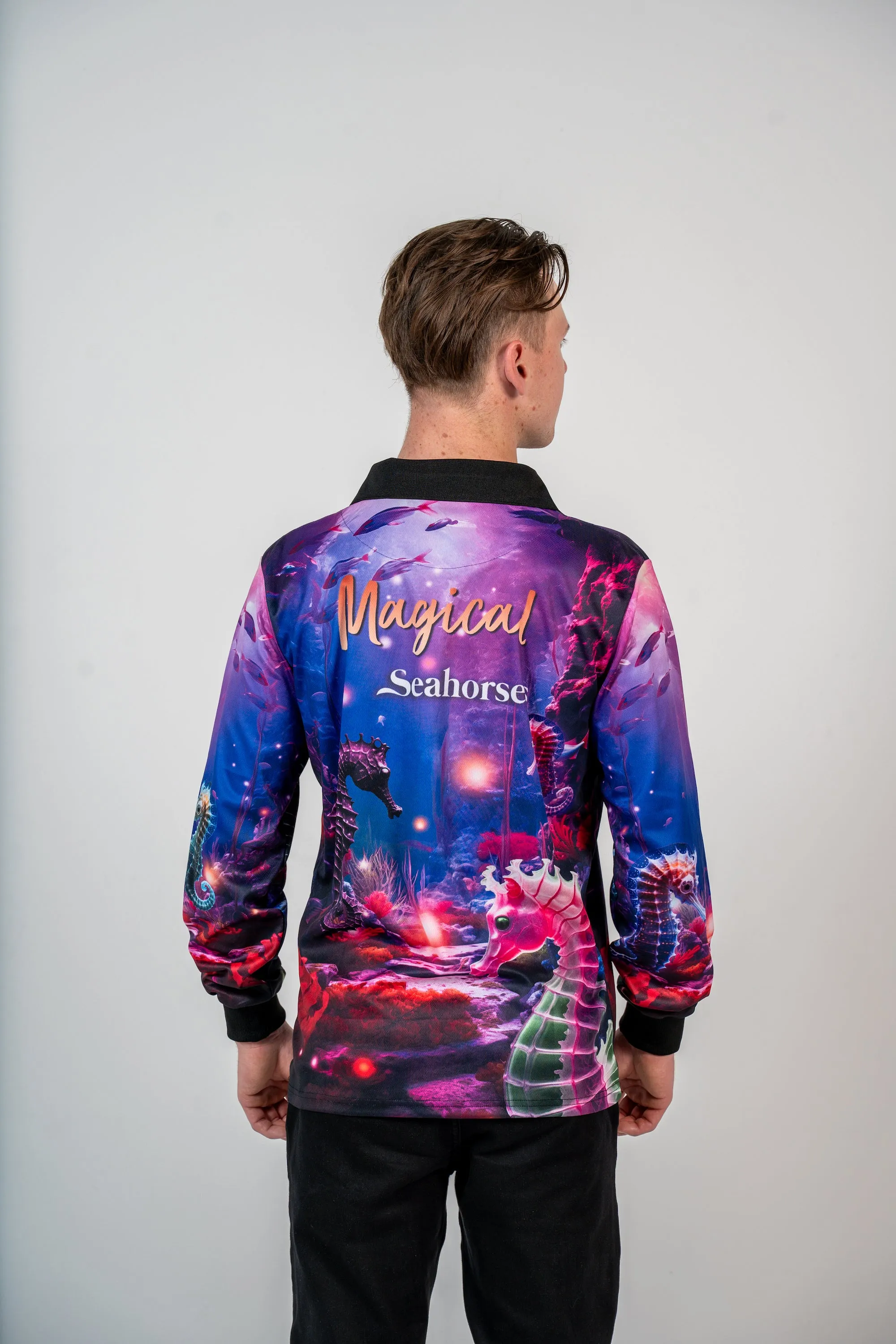 Magical Seahorse Fishing Shirt - Quick Dry & UV Rated