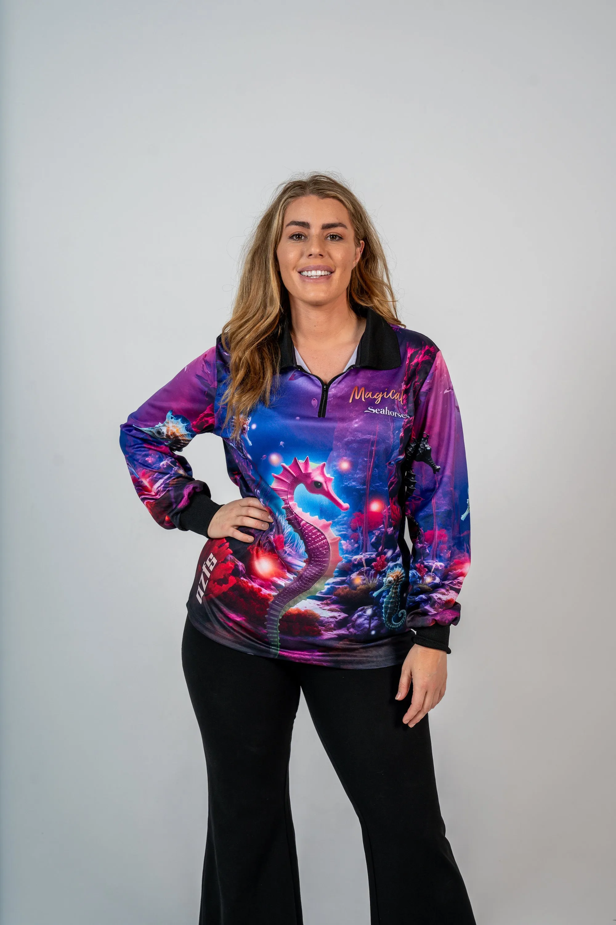 Magical Seahorse Fishing Shirt - Quick Dry & UV Rated