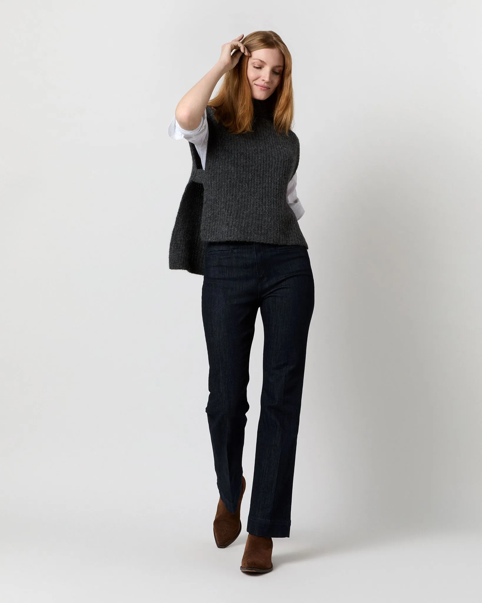 Megan Sweater in Dark Grey