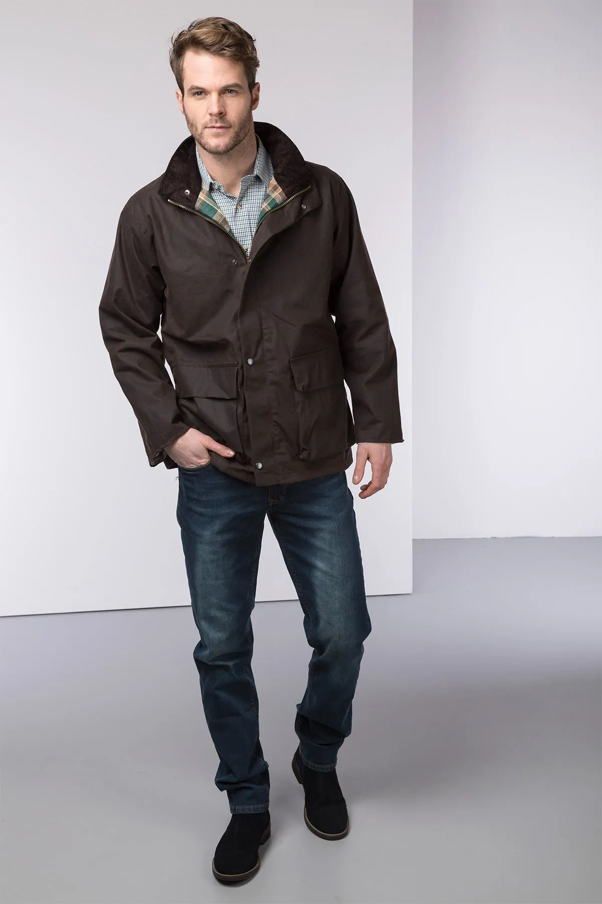 Men's Lightweight Wax Jacket - Cawood