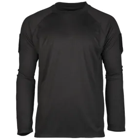 Mil-Tec Tactical Quick Dry Long Sleeve Shirt Black