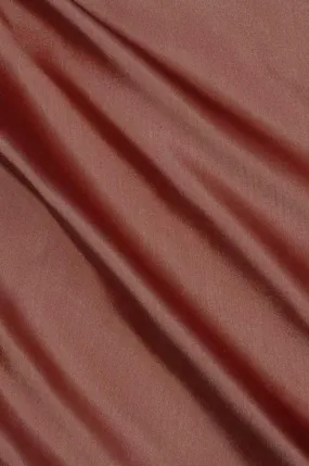 Mocha Brown Light Taffeta Silk Fabric