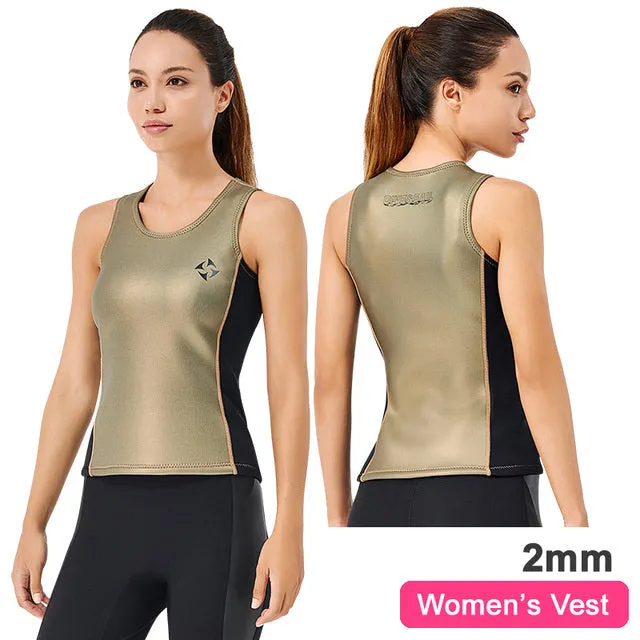 Neoprene Vest for Women | 2mm Sleeveless - quick dry