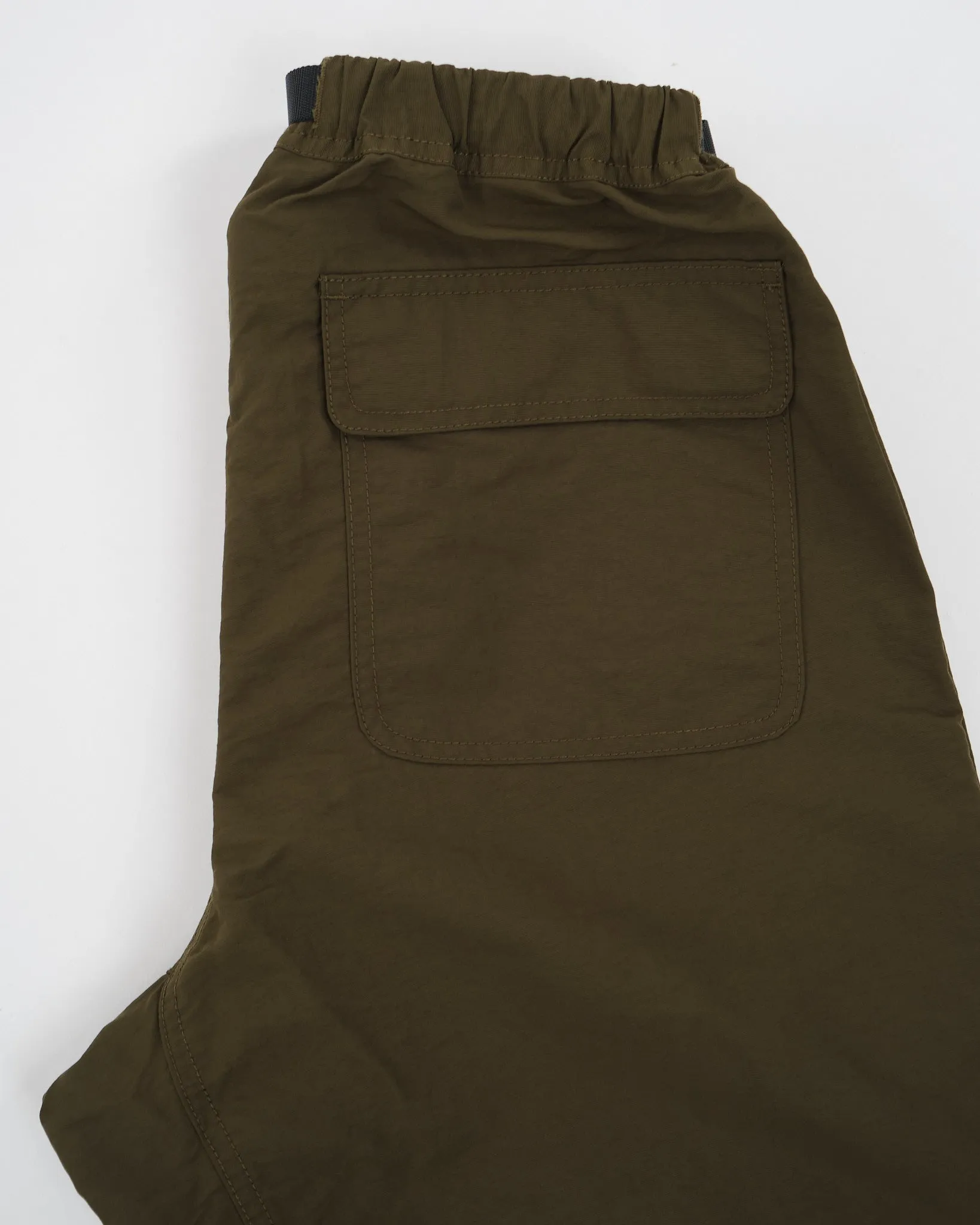 Nylon Tussah Convertible Pant Deep Olive