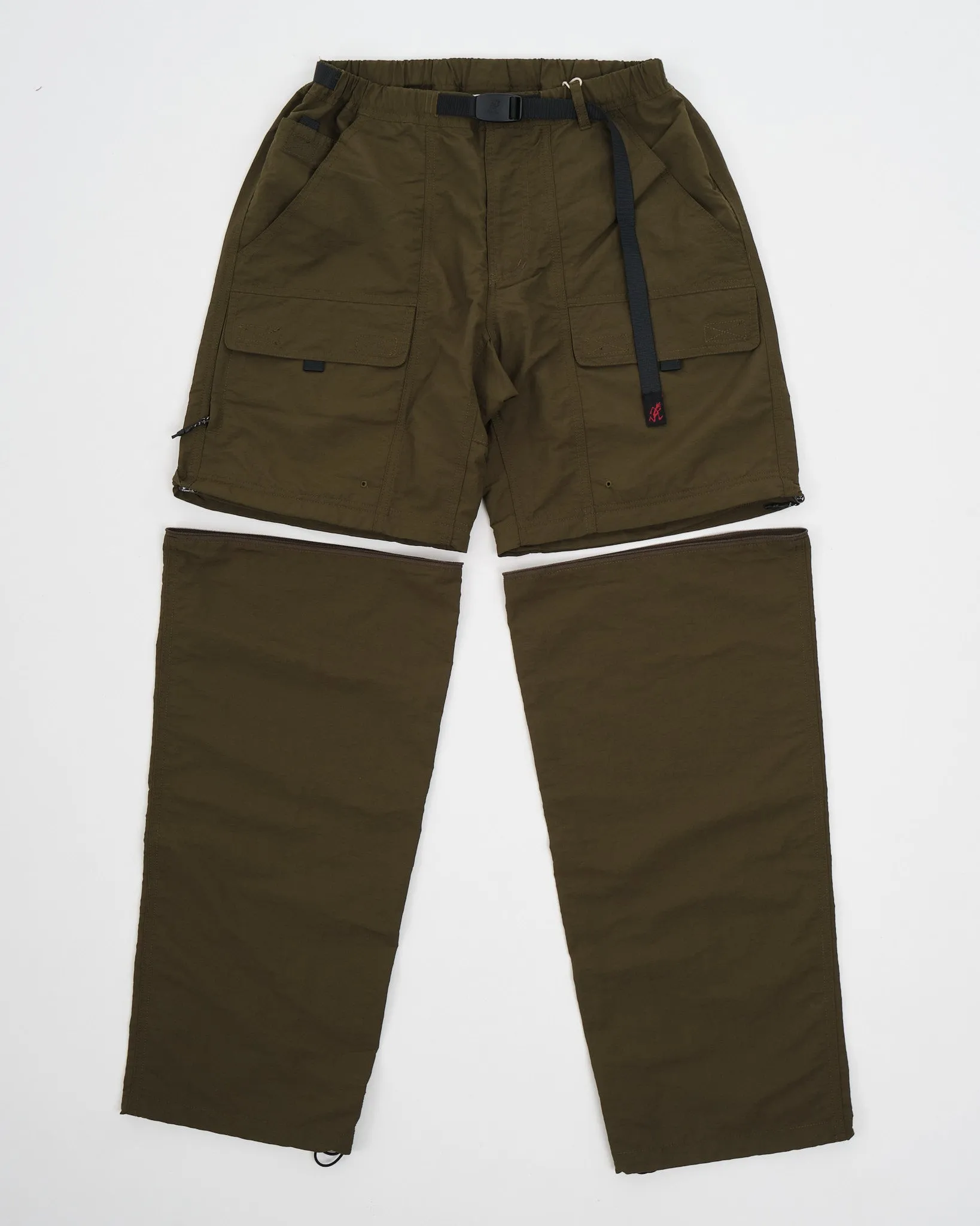 Nylon Tussah Convertible Pant Deep Olive