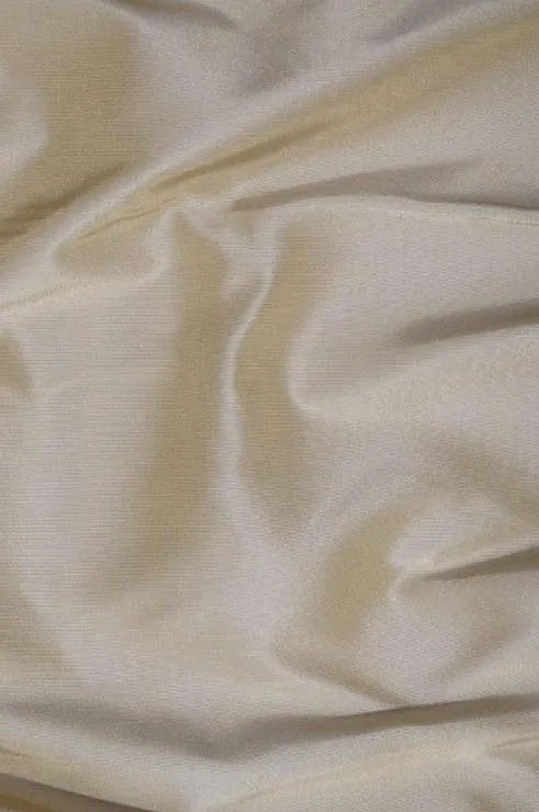 Oyster Gray Heavy Taffeta Silk Fabric