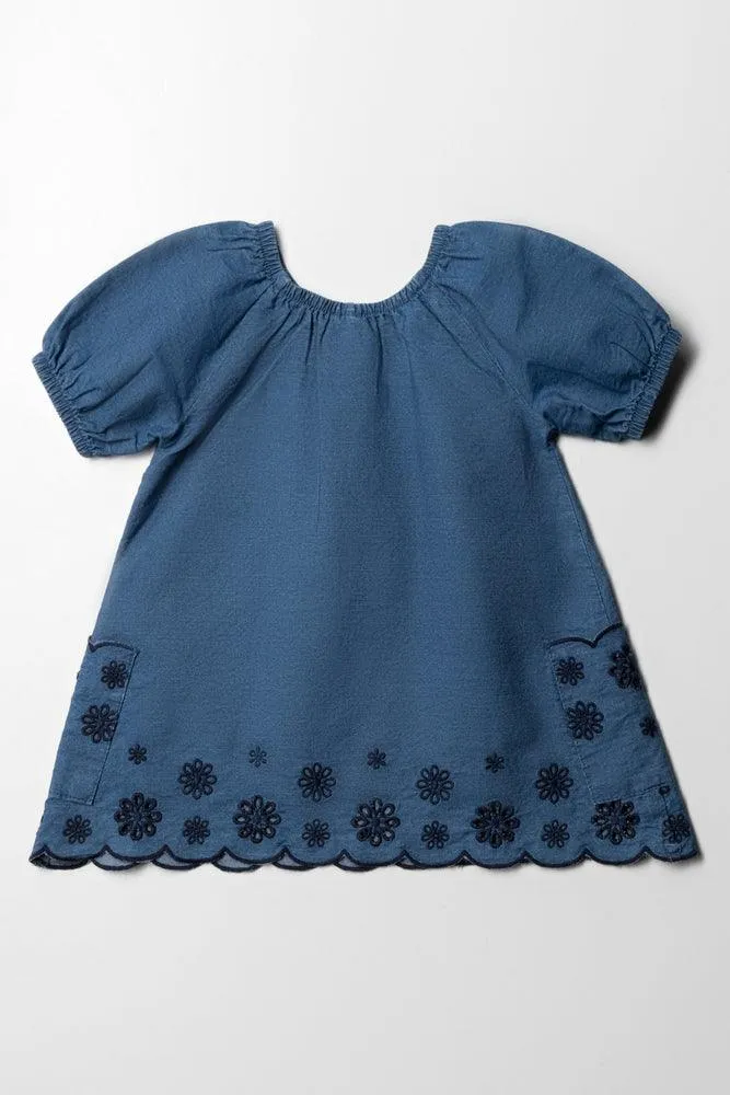 Peasant Dress Blue