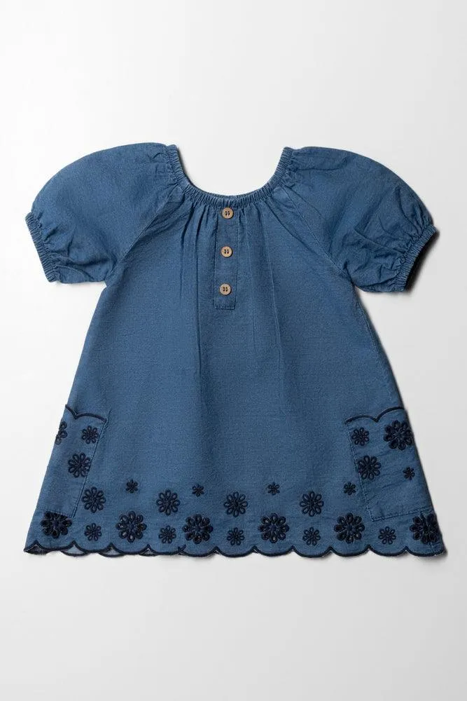 Peasant Dress Blue