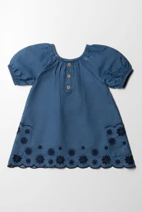 Peasant Dress Blue