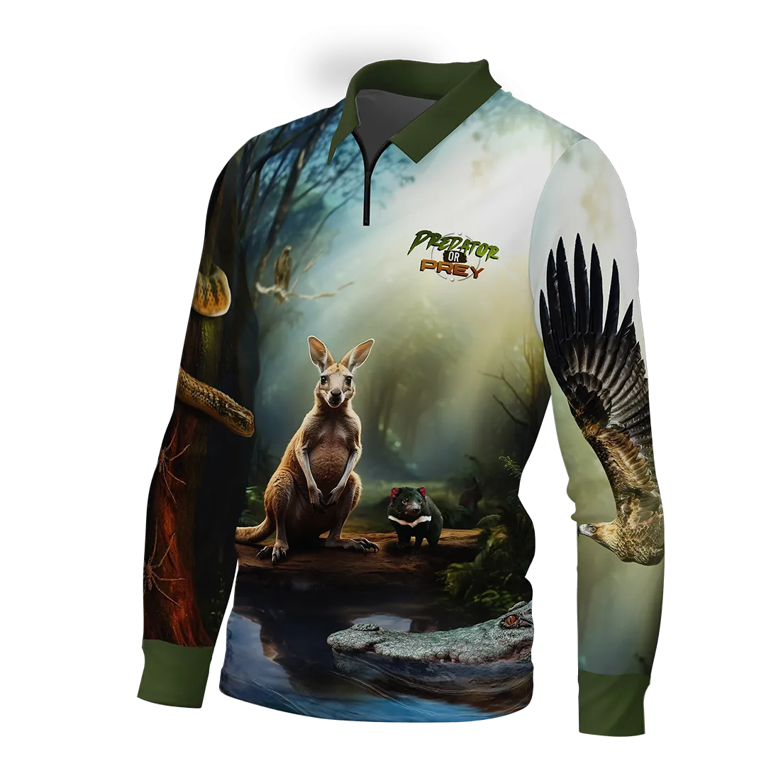 Predator or Prey Fishing Shirt - Quick Dry & UV Rated