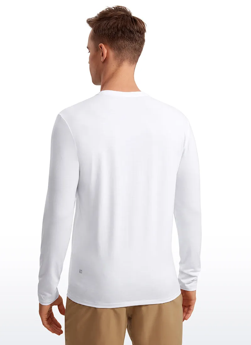 Quick Dry High Crewneck Long Sleeves Shirts