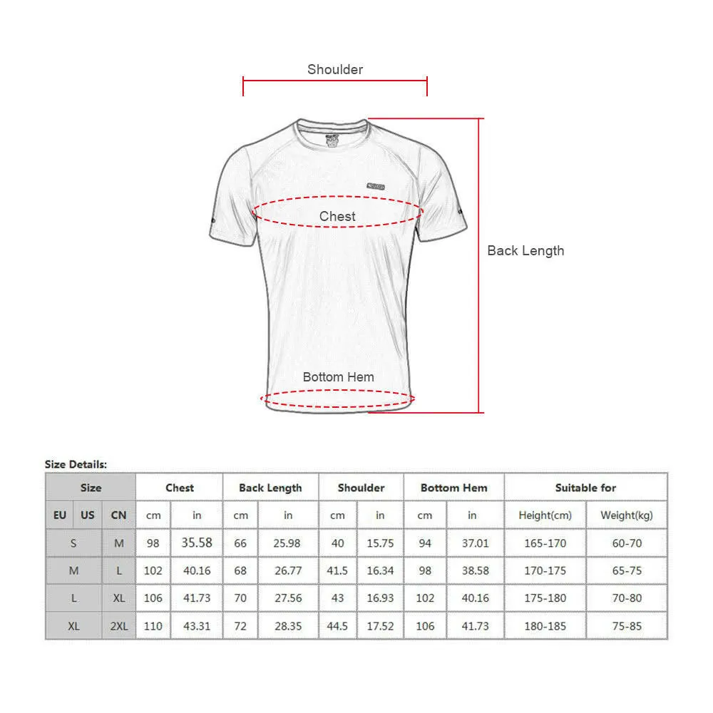 Quick-dry Running Sports Cycling T-shirts Shirts Summer