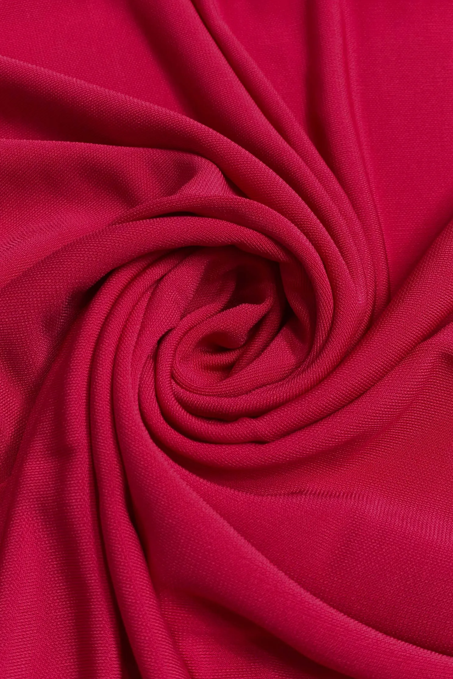 Red Rayon Matte Jersey