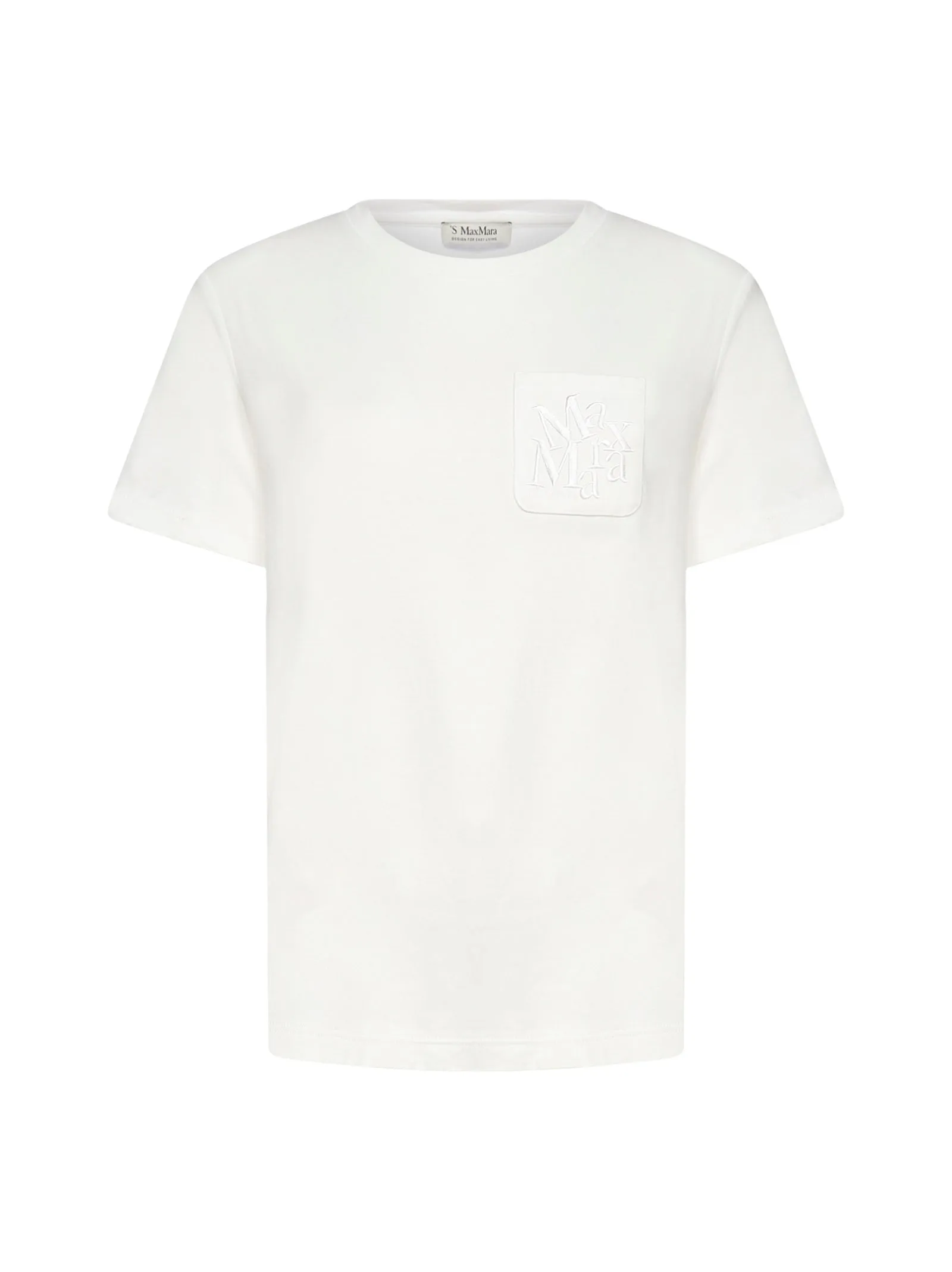 'S Max Mara Logo Embroidered Pocket T-Shirt