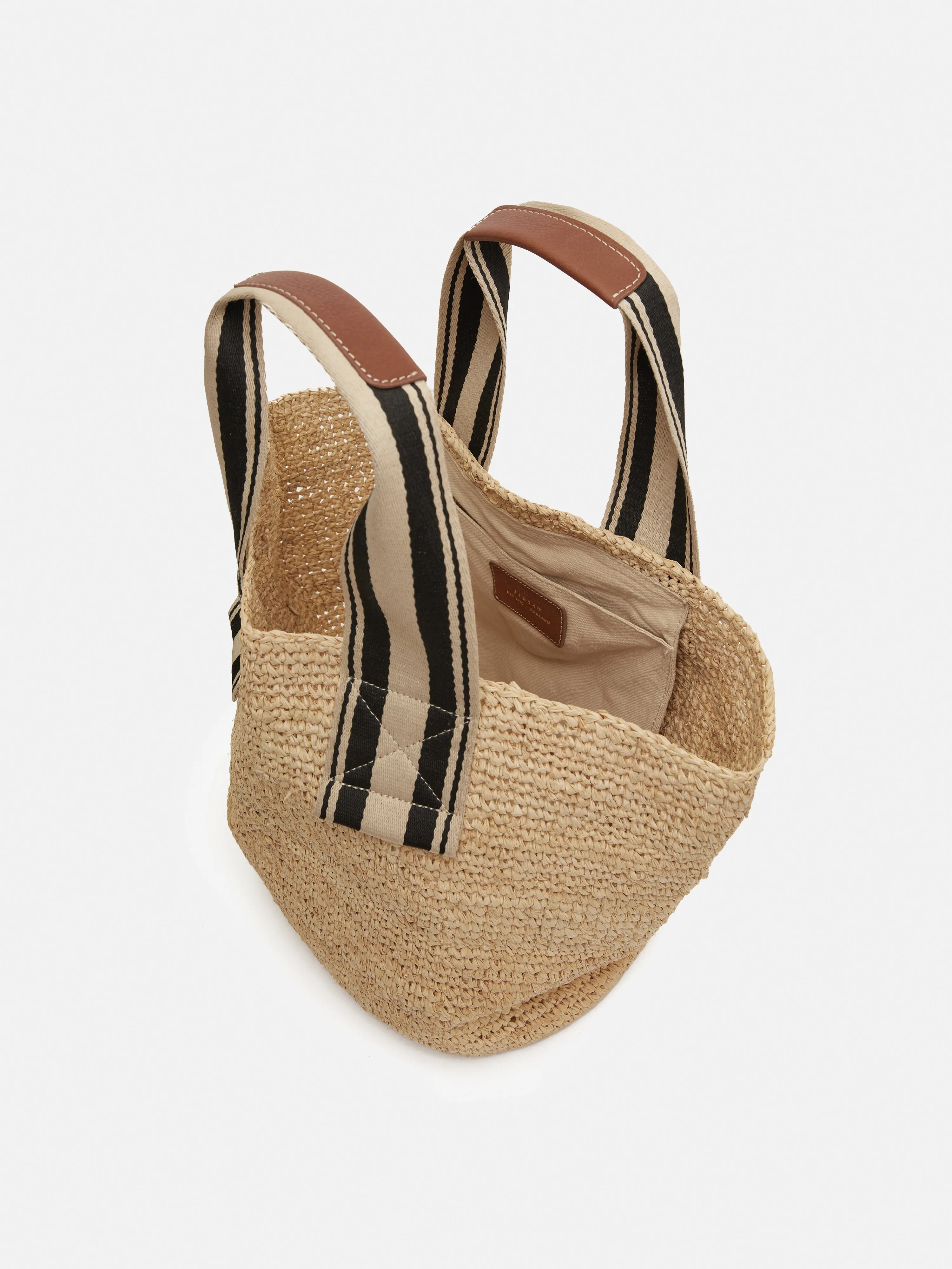 Soft Raffia Tote | Natural